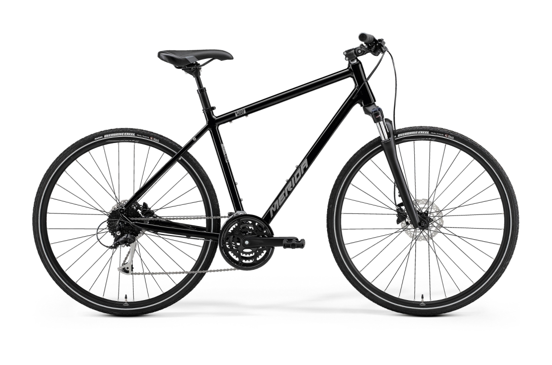 Main image of Merida Crossway 100 - Black/Silver - MY23