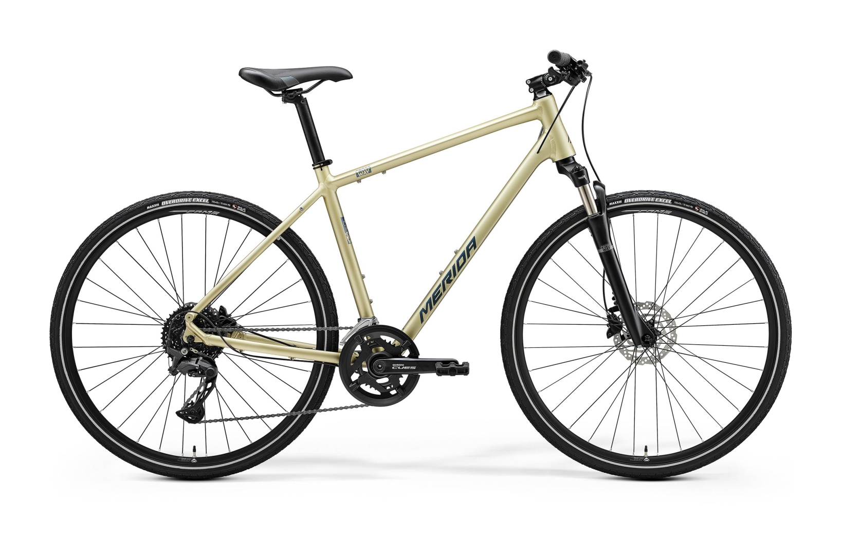 Main image of Merida Crossway 300 - Silk Champagne/Blue - MY25