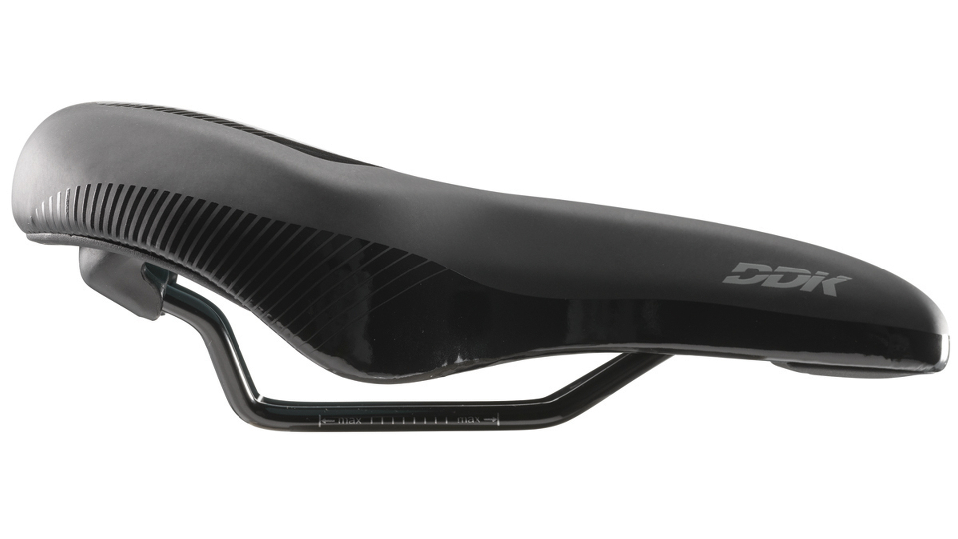 Main image of DDK Saddles DDK D-123MF - Comfort Plus Unisex City/Trekking Saddle in Black