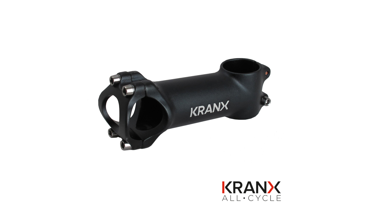 Main image of KranX KranX 31.8mm Alloy A/Head 1 1/8" +/-7° Stem in Black