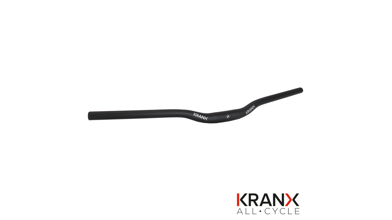 Main image of KranX KranX 31.8mm Alloy Riser MTB Handlebars in Black. Size: 720mm