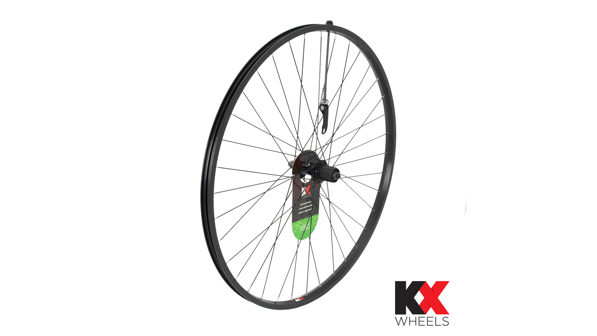 Main image of KranX KX Hybrid 700C Singlewall Q/R Cassette Wheel Rim Brake (Rear)