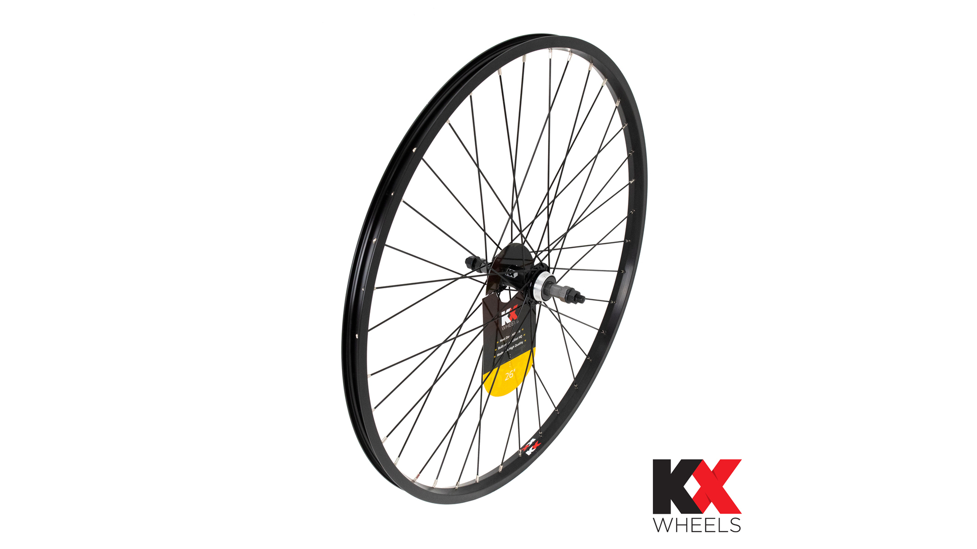 Main image of KranX KX MTB 26" Singlewall Solid Axle Screw On Wheel Rim Brake (Rear)