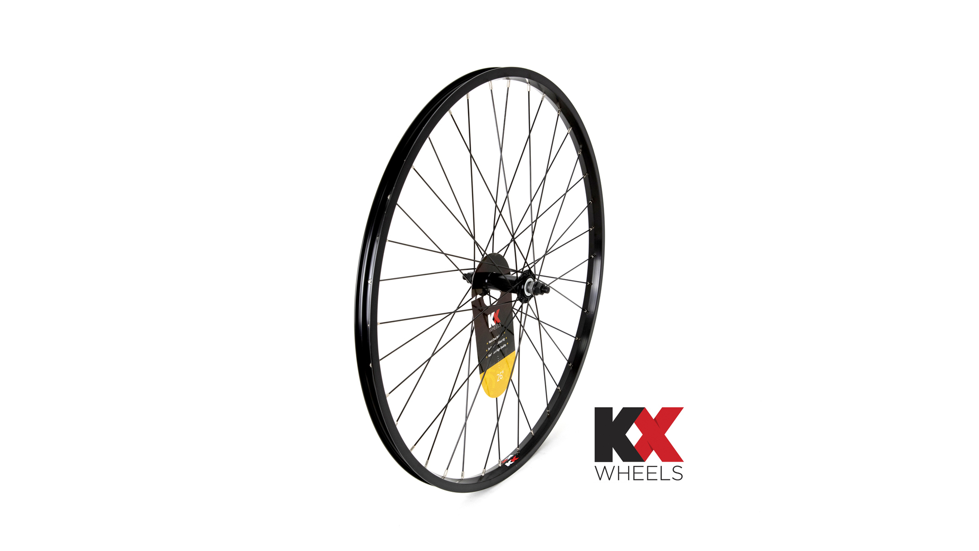 Main image of KranX KX MTB 26" Singlewall Solid Axle Wheel Rim Brake (Front)