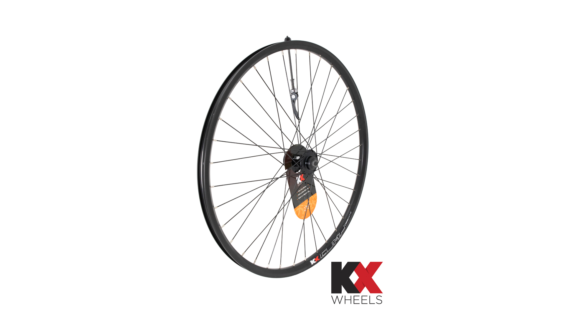 Main image of KranX KX MTB 27.5" 650B Doublewall Q/R Wheel Disc Brake in Black (Front)