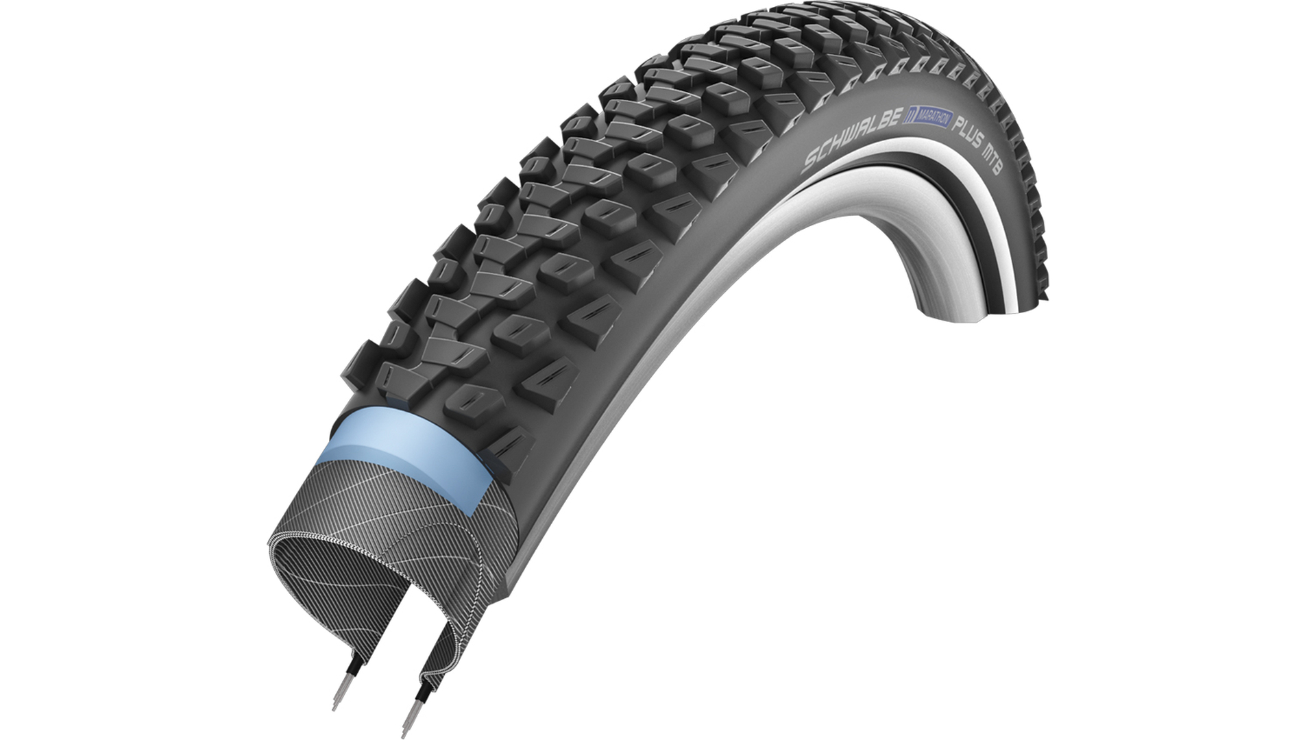 Main image of Schwalbe Schwalbe Marathon Plus MTB SmartGuard Tyre in Black/Reflex 26, 27.5 or 29 x 2.25"