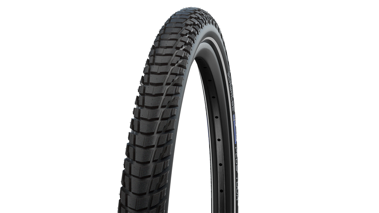 Main image of Schwalbe Schwalbe Marathon Plus Tour SmartGuard Touring Tyre in Black/Reflex (Wired)  700 x 38c