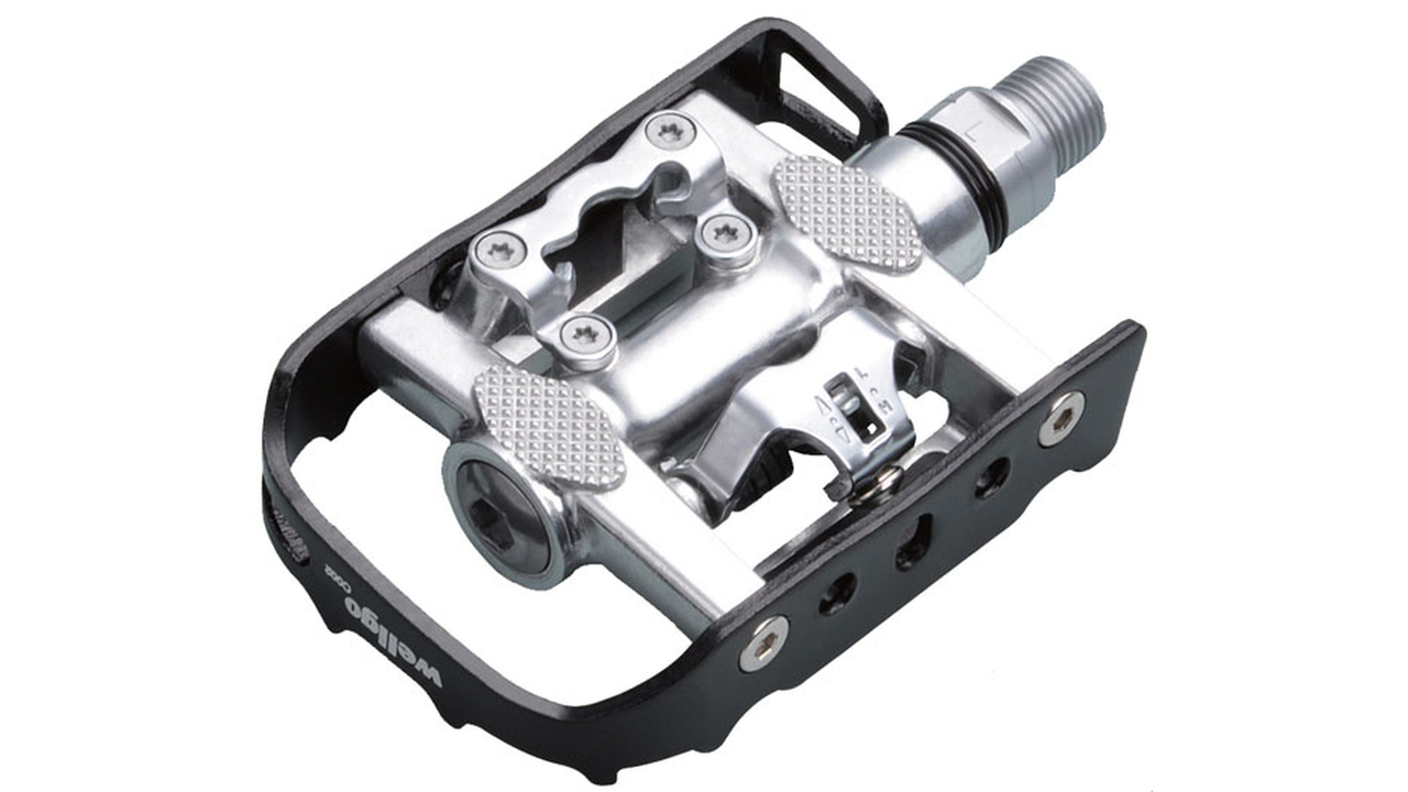 Main image of Wellgo Wellgo C002 Trekking SPD Shimano Cleat Compatible Pedal with Ball Bearing